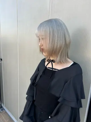 ミディアム カラー 🍇おぐら めぐみ🍇のヘアスタイル