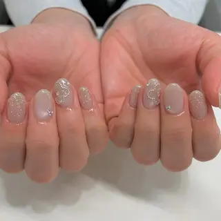 ネイル NAO🐰🎀 ちゅるん⌇パラジェルのネイルデザイン