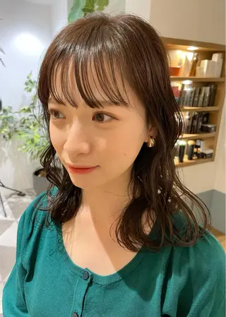 ミディアム ふわっとレイヤー‪☆ 菅原 千鶴のヘアスタイル