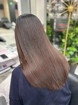 セミロング Rin/寒色系カラー 🦋/うる艶ヘア🫧のヘアスタイル