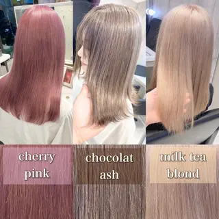 ミディアム カラー ヘアアレンジ メンズ キッズ お悩み解決美容師 💐AMIのヘアスタイル