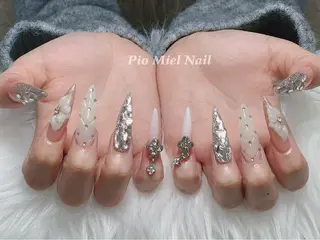 ネイル HANA 長さだしのネイルデザイン