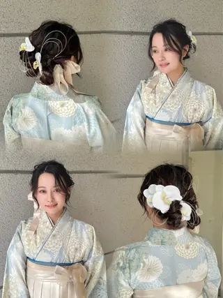 ヘアアレンジ 透明感ある艶カラー / KAKOのヘアスタイル