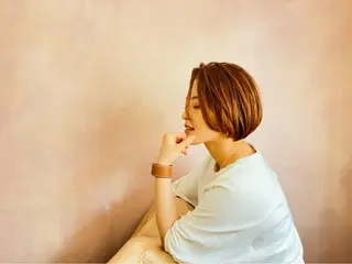 ショート カラー 能登谷 きよのヘアスタイル