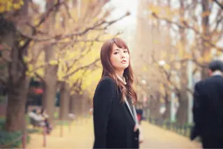 セミロング ロング カラー パーマ 川間 将彦のヘアスタイル