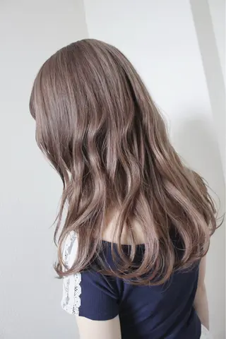 セミロング カラー 土居 正季のヘアスタイル