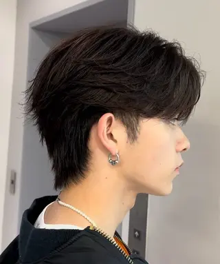 ショート パーマ メンズ SKILL MiNam所属・大島 航汰のヘアスタイル