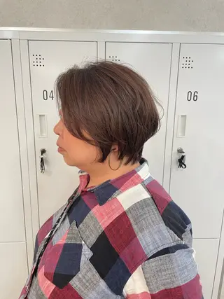 ショート カラー 植原 遥夏のヘアスタイル