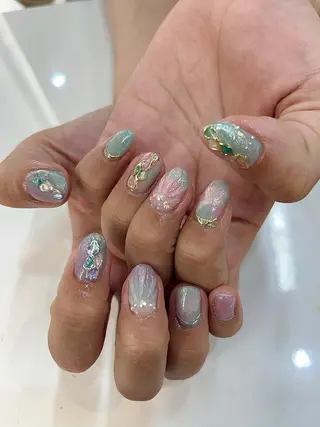 ネイル LAZO所属・あおやぎ ゆきこのネイルデザイン