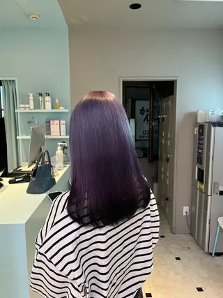 ロング カラー ブリーチカラー 🩵MIZUKIのヘアスタイル