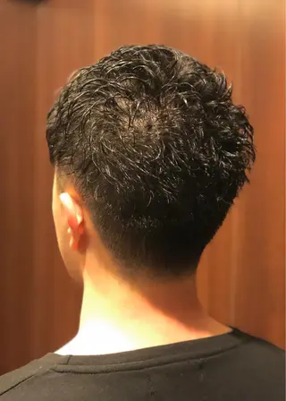 ショート パーマ メンズ メンズ/無料カット /齋藤郁美のヘアスタイル