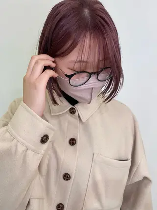 ショート カラー 駅チカ【ali'i】 アリイ花崎友美☘のヘアスタイル