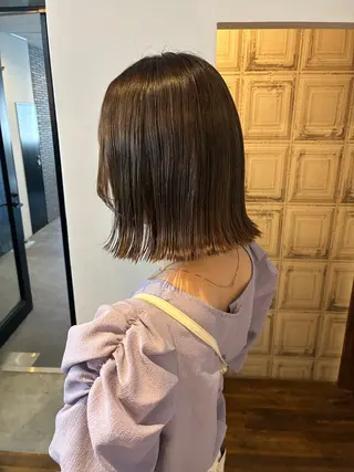 ミディアム カラー SEIRA🤍 レイヤーカットのヘアスタイル