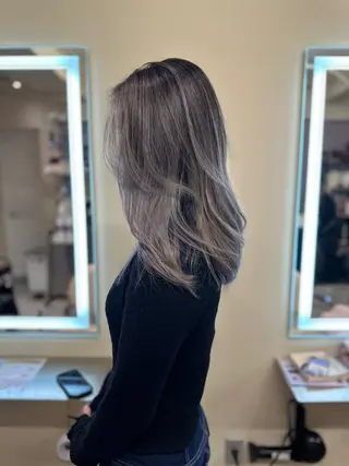 ロング カラー opus 店長大和 レイヤー/赤み消しのヘアスタイル