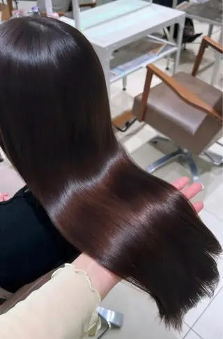 セミロング 艶カラー🌟髪質改善 髙畑爽のヘアスタイル