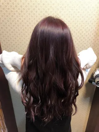 ロング カラー レイヤーカット✂️ 若葉のヘアスタイル