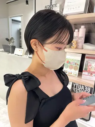 ショート モデル募集中/西梅田 かえで🎀のヘアスタイル