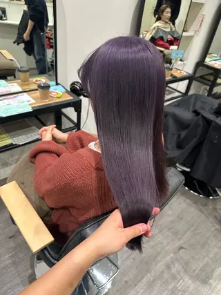 ロング カラー 艶髪レイヤー上田 紗也🇰🇷💗のヘアスタイル