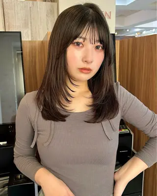 ミディアム カラー 🎀asumi/艶カ ラー/ミディアムのヘアスタイル