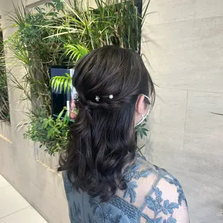 ミディアム ヘアアレンジ ヘアアレンジ /ネイル/美波のヘアスタイル