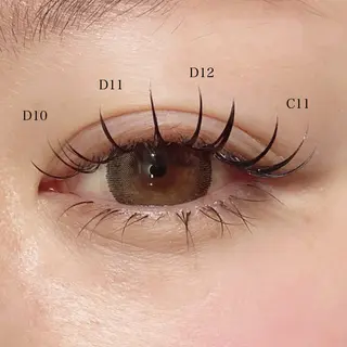 マツエク・マツパ Veil chihiroのマツエク・マツパデザイン