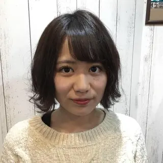 ショート パーマ embrace エンブレイスのヘアスタイル