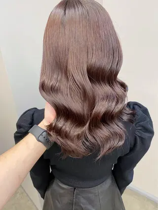 セミロング バレイヤージュモデル 小林匠❤️‍🔥のヘアスタイル