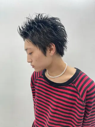 メンズ 森本裕/オーナー/ スパイラルパーマのヘアスタイル