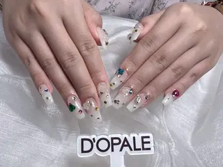 ネイル D‘OPALEサロン所属・長さ出し専門店 上野kkのネイルデザイン