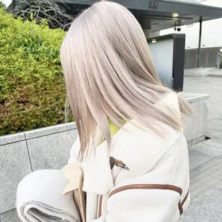 ミディアム 🌼ベージュ/暖色 🌼すずのヘアスタイル