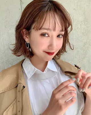 ミディアム カラー パーマ ヘアアレンジ メンズ 🎀愛されモテヘア♡ 梅澤夏基🎀のヘアスタイル