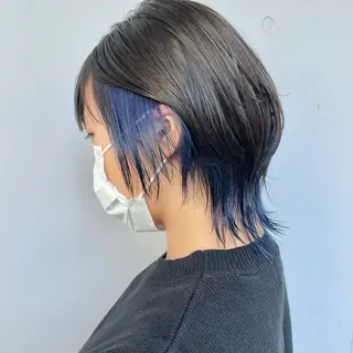 ミディアム カラー もにか🌞原宿/渋谷 🌝ブリーチカラーのヘアスタイル