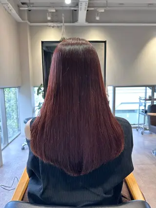 ロング カラー 韓国風/オシャレ /縮毛矯正/滝口琴未のヘアスタイル
