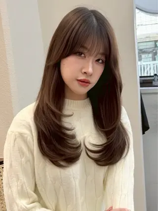 ロング 🎀ゆうな/艶髪/ 透明感カラー🎀のヘアスタイル