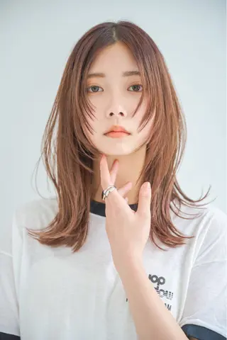 セミロング 清水 允のヘアスタイル