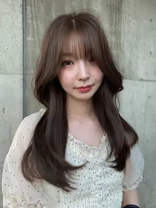 ロング rino/カット /レイヤー/名古屋のヘアスタイル