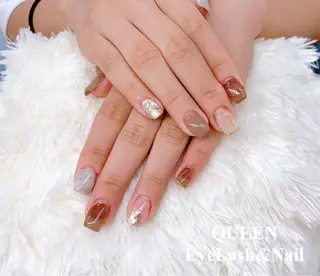 ミディアム カラー ネイル Bloom Nail 桜井のネイルデザイン