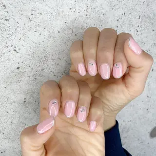 ミディアム カラー パーマ ヘアアレンジ メンズ キッズ ネイル マツエク・マツパ Salon Ｋのネイルデザイン