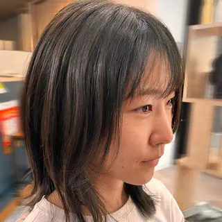 ミディアム カラー LaLa Zipangu所属・モデル募集/lala _osawa🐳🫧のヘアスタイル