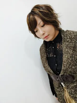 ミディアム ヘアアレンジ カット&セット専門店　Latte(ラテ)所属・HORI 　tのヘアスタイル