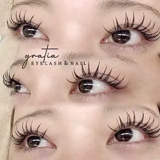 マツエク・マツパ gratia eyelash&nail所属・gratia みきのマツエク・マツパデザイン