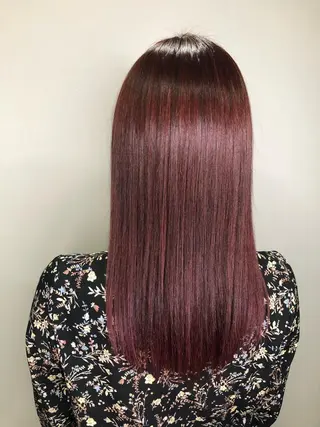 ロング カラー 唐澤 千尋のヘアスタイル