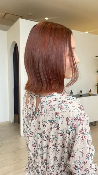 ミディアム カラー 薬院浄水通/ショート /ボブ/rukaのヘアスタイル