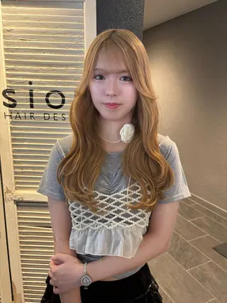 ロング カラー sion nozomi🎀のヘアスタイル