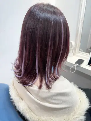 ミディアム カラー uros.所属・中目黒✂︎店長✂︎ TOMOHIROのヘアスタイル
