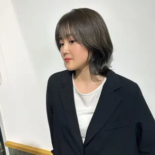 ミディアム カラー ブリーチなし/レイヤ ー特化🌈Tommyのヘアスタイル