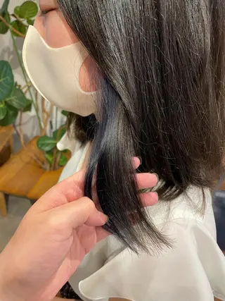 ミディアム カラー 杉崎 朝佳のヘアスタイル