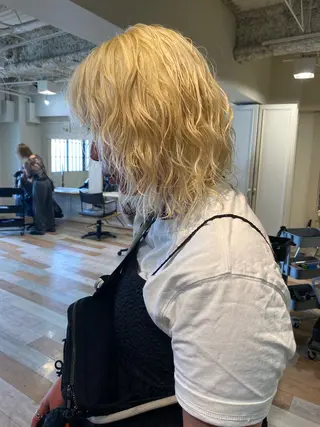 ミディアム カラー ブリーチなしベージュ カラー✨Takeのヘアスタイル