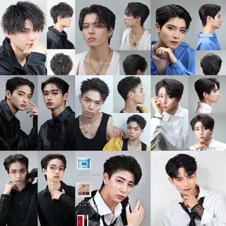 ショート メンズ パーマ SALOWIN 新宿三丁目East所属・メンズ/남자머리✂️ ダウンパーマ/成富のヘアスタイル