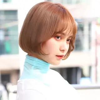 ショート 韓国🇰🇷透明感 ERIのヘアスタイル